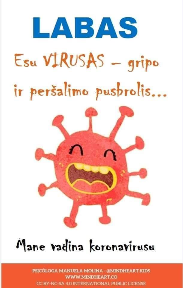 Informacija vaikams apie koronavirusą